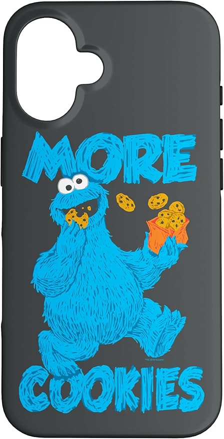 iPhone 16 Sesame Street Cookie Monster More Cookies Case