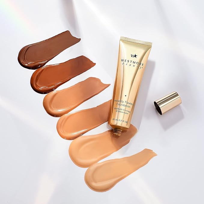 Westmore Beauty Instantly Flawless Foundation - Deep 1. Full Coverage 2 oz
