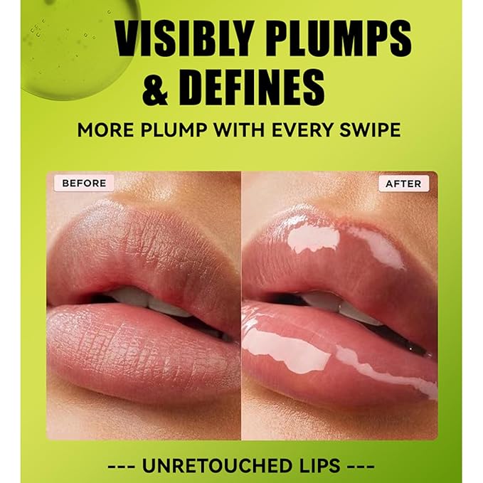 4 Colors Fat Oil Lip Gloss, Lip Oil Lip Glaze Hydrating Lip Glow Oil Big Brush Head Moisturizing Lip Gloss, Shiny Transparent Tinted Plumping Lip Oil Nourishing Non-sticky (A#)