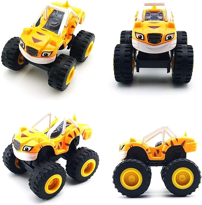 NICENINE Monster Machines Toys - Truck Vehicles Toys Gifts - Scooters Car for Kids (6 pcs)