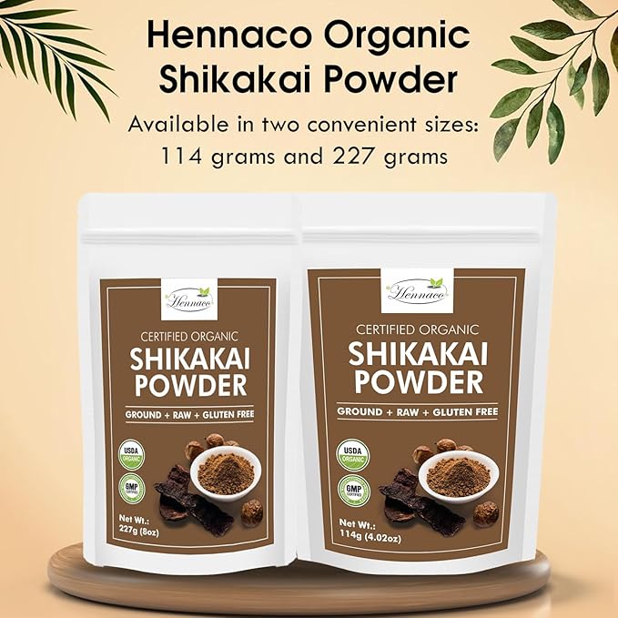 Organic Shikakai Powder| Acacia concinna Powder| Natural Hair (8 OZ) 227 G