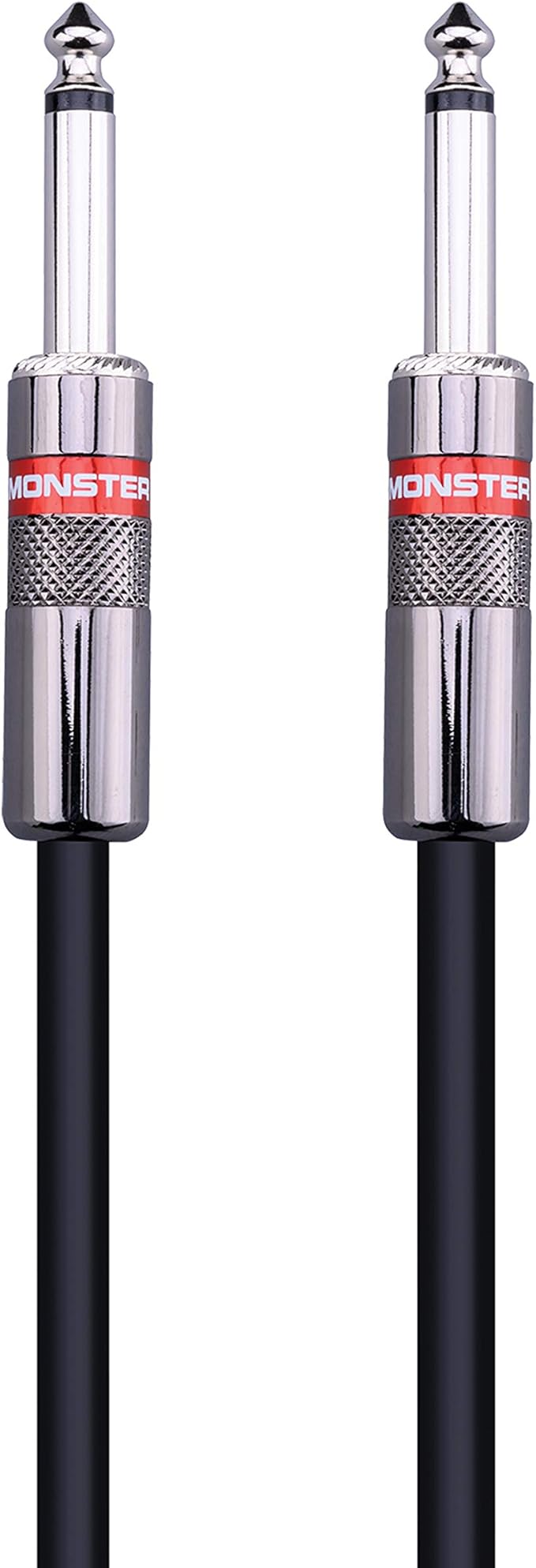 Monster Prolink Classic Speaker Cable - 3FT Straight to Straight Instrument Cable - 1/4-Inch Plugs - Guitar Cord w/Superior Signal Transfer, Noise Reduction, Duraflex Outer Jacket