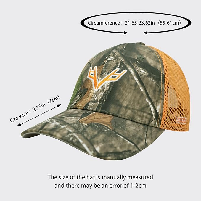 LOOGU Fishing Hat Mesh Back for Men Women Adjustable Baseball Trucker Cap Snapback Hats