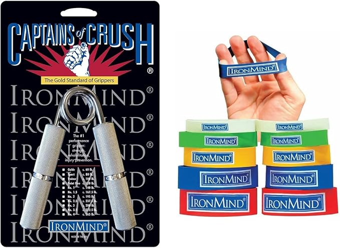 IronMind Two-Way Captains of Crush Grip Strengthener Set: (100 lb.)
