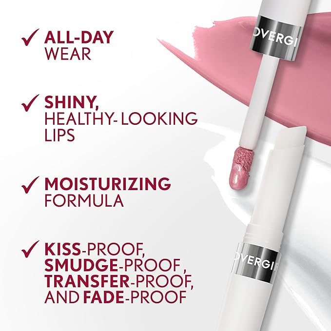 COVERGIRL Outlast All-Day Lip Color Custom Nudes, Deep Cool , 2 Piece Set