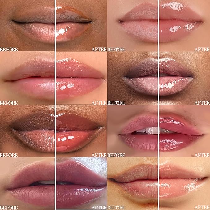ROSÉE & CO Rosee Lip Gloss Vegan & Cruelty Free Treatment, Professional Make up, Long Lasting Glossy with Shea Butter, Moisturize, Protect & Smooth, High Shine, Non-Sticky (q.Champagne Mango, 0.5)
