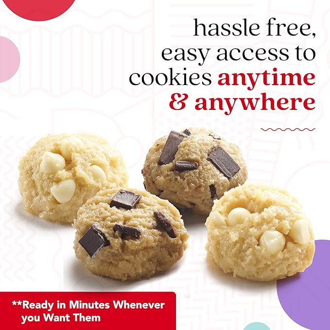David's Cookies Preformed Frozen Cookie Dough Chocolate Chunk & Macadamia White Chip 80 count