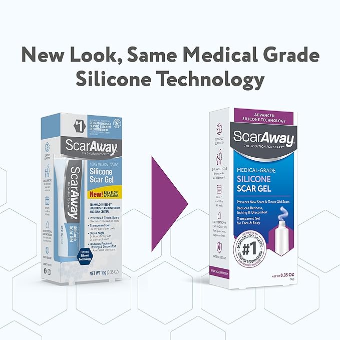 ScarAway Silicone Scar Gel, Helps Improve 10g