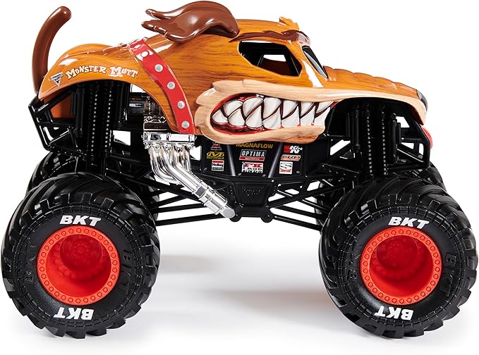 Monster Jam, Official Monster Mutt Monster Truck, Die-Cast Vehicle, 1:24 Scale