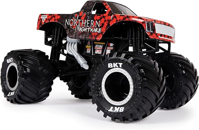 Monster Jam, Official Northern Nightmare Monster Truck, Die-Cast Vehicle, 1:24 Scale