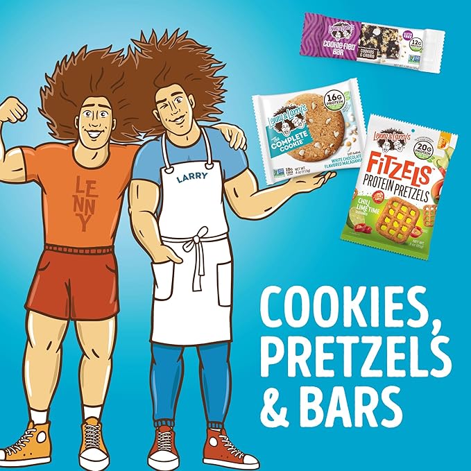 Lenny & Larry's The Complete Cookie, Peanut Butter, Soft Baked, 16g Plant Protein, Vegan, Non-GMO, 4 Ounce Cookie (Pack of 12)