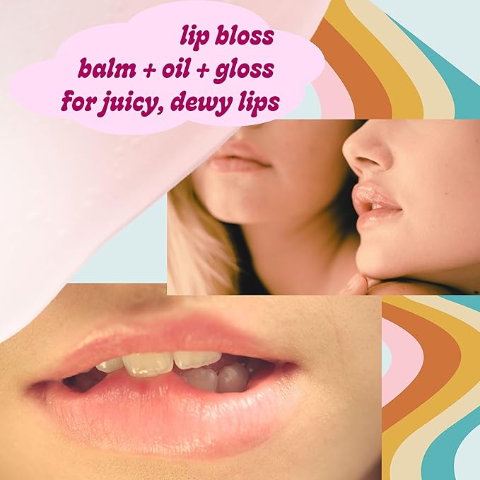 Pacifica Plumping Lip Gloss - Lip Bloss Tinted Lip Balm Treatment - Berry Flavored - Moisturizing, High-Shine, Long-Lasting Shine, Vegan & Cruelty-Free, 0.14 Fl Oz, Light Pink
