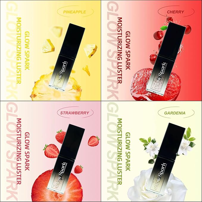 Lip Glow Oil for Radiant, Fuller Lips. Luxurious Hydration & All-Day Moisture for Lip Elegance (Mango)