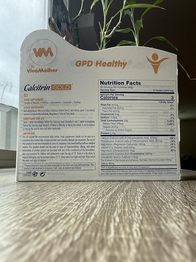Calcitrin Gold Dietary Supplement, Mobility Reinforcement, 60 Tablets
