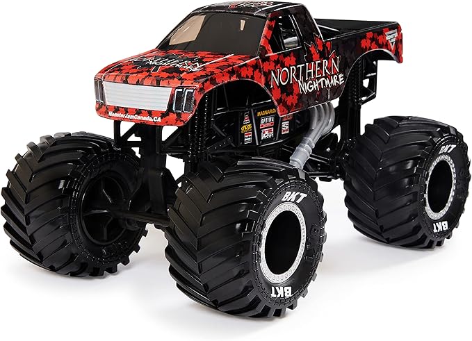 Monster Jam, Official Northern Nightmare Monster Truck, Die-Cast Vehicle, 1:24 Scale