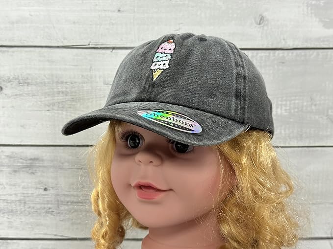 Embroidered Baseball Hats for Girls Boys