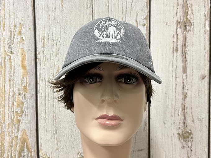 Embroidered UFO Alien Big Foot Hats