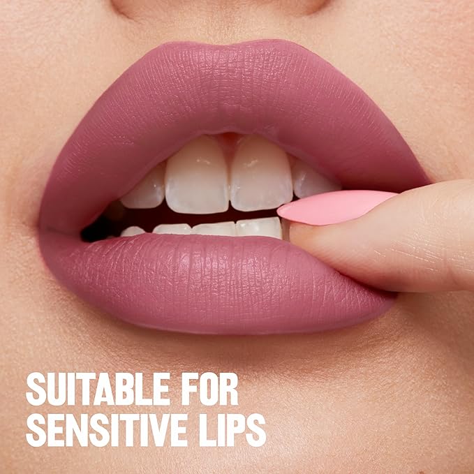 Revlon ColorStay Limitless Matte Liquid Lipstick, Vegan Formula, No-Budge, Longwear Lip Color, Long Lasting, Lightweight/Comfortable, Waterproof, 012 Lead The Way, 0.17 fl oz