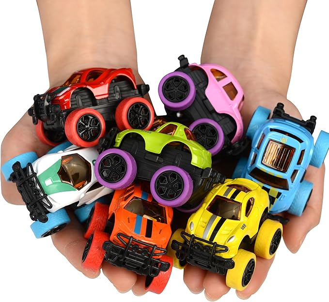 16 Pack Die-cast Mini Monster Truck for Boys and Girls,Pull Back Alloy Trucks Toy,Mini Pull Back Cars,Die-cast Race Cars for Kids Party Favors