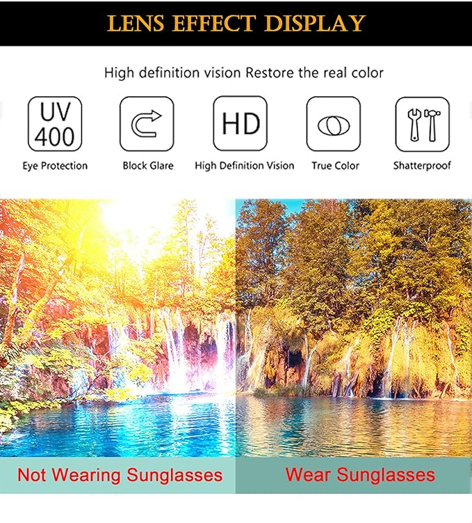 EYLRIM Square Frame Sunglasses for Women Men Trendy Chunky Rectangle Sun Glasses Black Shades UV400 Protection