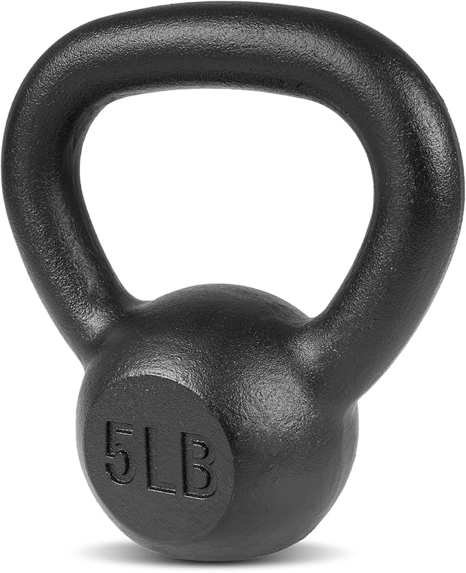 ProsourceFit Fit Solid Cast Iron Kettlebells Weights