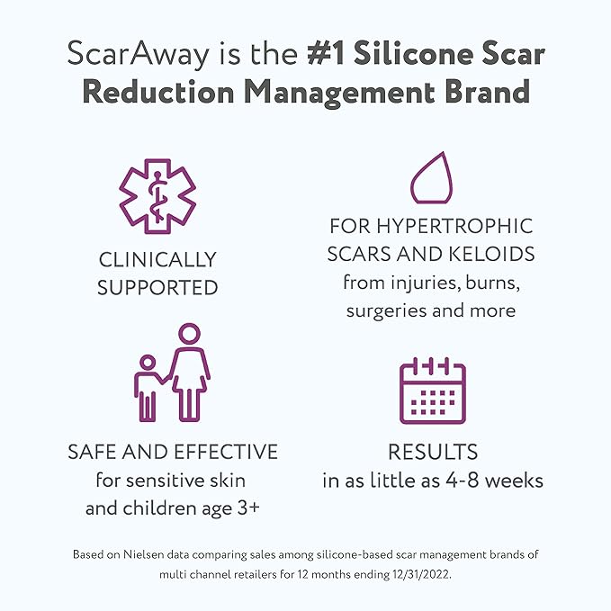 ScarAway Silicone Scar Gel, Helps Improve 10g