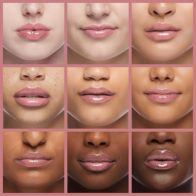 L'Oreal Paris Infallible Pro Gloss Plump Lip Gloss with Hyaluronic Acid, Long Lasting Plumping Shine, Lips Look Instantly Fuller and More Plump, Flush, 0.21 fl. oz.