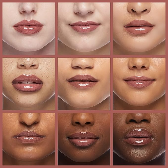 L'Oreal Paris Infallible Pro Gloss Plump Lip Gloss with Hyaluronic Acid, Long Lasting Plumping Shine, Lips Look Instantly Fuller and More Plump, Moonlit Rose, 0.21 fl. oz.