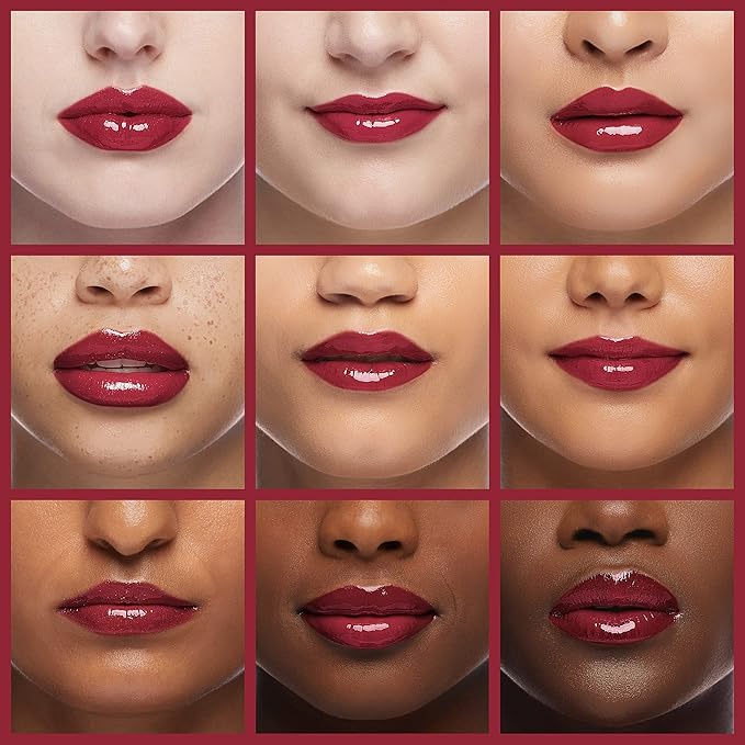 L'Oreal Paris Infallible Pro Gloss Plump Lip Gloss with Hyaluronic Acid, Long Lasting Plumping Shine, Lips Look Instantly Fuller and More Plump, Ruby Sheen, 0.21 fl. oz.