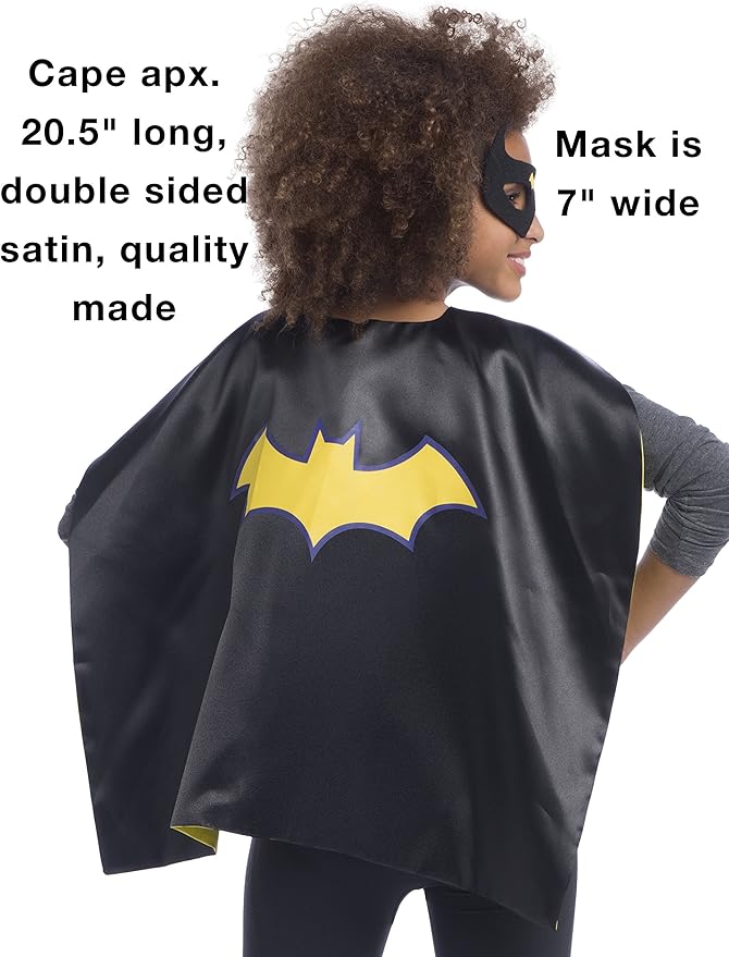 Rubies Super Hero Cape Set Officially licensed DC Comics Assortment 4 Capes, 2 Masks, and 2 Headbands, One Size (Amazon Exclusive)
