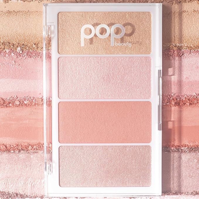 Prismatic POP Palette Gilded Peach | Face Highlighter Powder Texture