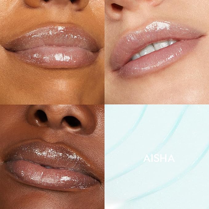 Colourpop Winx Club Ultra Glossy Lip Gloss - Hydrating, Sheer Blue Lip Gloss for Juicy, Fuller-Looking Lips - Formulated with Jojoba Oil to Moisturize & Nourish - Aisha (0.11 oz)