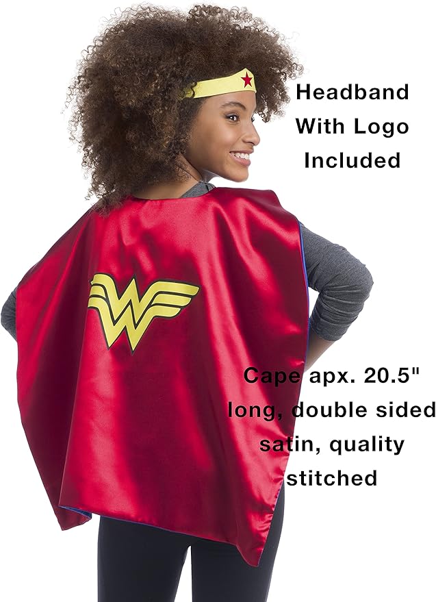 Rubies Super Hero Cape Set Officially licensed DC Comics Assortment 4 Capes, 2 Masks, and 2 Headbands, One Size (Amazon Exclusive)