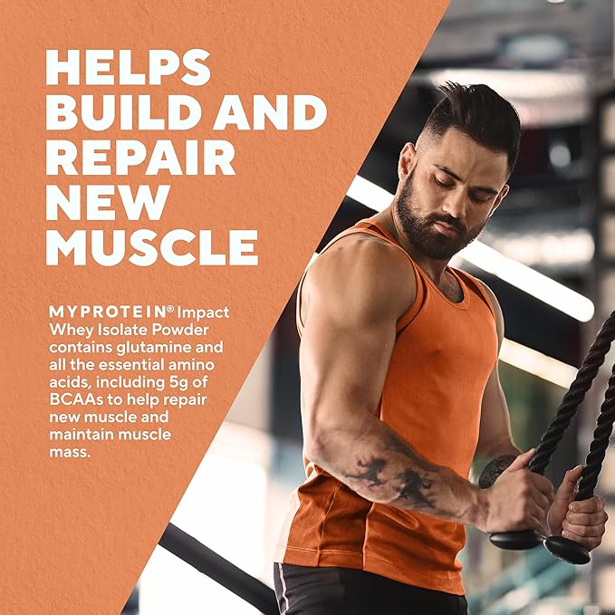 Myprotein Impact Whey Isolate Protein, Cookies & Cream 2.2 Pound (Pack of 1)