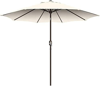 7.5Ft/9Ft Patio Umbrella, UV Protect Pool Umbrella with Heavy Duty Pole,Outdoor Umbrella with Push Botton Tilt & Crank