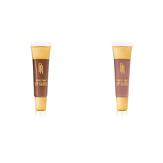 Black Radiance Perfect Tone Lip Gloss, Coco 0.4 Ounce and Cashmere 0.4 Oz Bundle