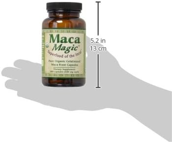 Maca Magic Organic Capsules, 200 Count