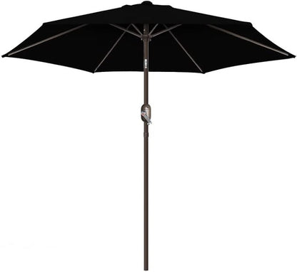 7.5Ft/9Ft Patio Umbrella, UV Protect Pool Umbrella with Heavy Duty Pole,Outdoor Umbrella with Push Botton Tilt & Crank
