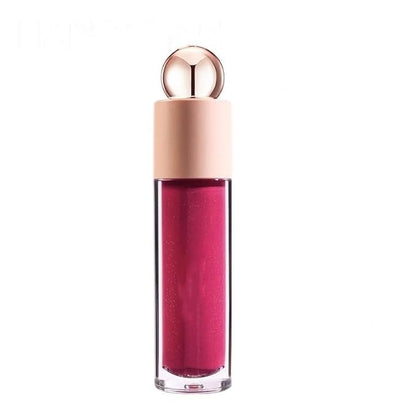 Shimmer Gloss Lipstick, Slicks Lip Gloss Diamond Shiny Pink Dark Red Purple Glitter Sparkly Glossy Shimmer Waterproof Girls Lip Glaze for Women, Long lasting High Pigmented Lips Makeup(#04)