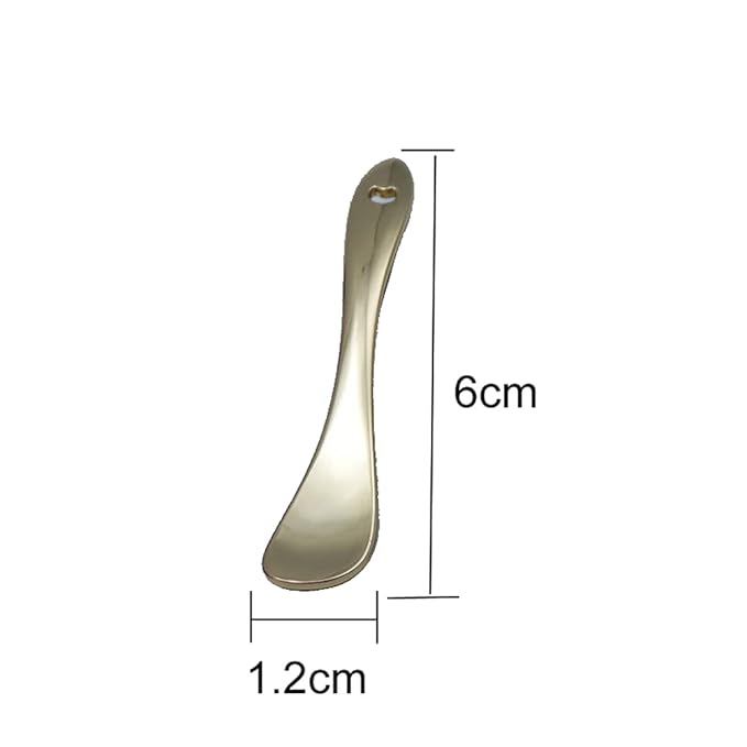 3 Pieces Zinc Alloy Makeup Spatula Eye Cream