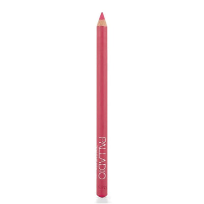 Palladio Lip Liner Pencil, Wooden, Firm yet Smooth, Contour and Line with Ease, Perfectly Outlined Lips, Comfortable, Hydrating, Moisturizing, Rich Pigmented Color, Long Lasting, Tickle Me Pink