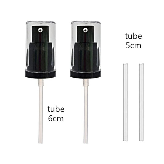 （3 colors）2 Pack Foundation Pump Replacement for MAC Wear (Black）
