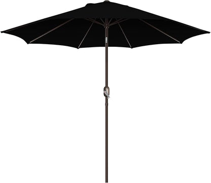7.5Ft/9Ft Patio Umbrella, UV Protect Pool Umbrella with Heavy Duty Pole,Outdoor Umbrella with Push Botton Tilt & Crank