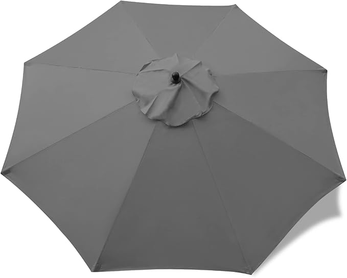 Sunnyglade 9ft Patio Umbrella Replacement Canopy Market Umbrella Top Outdoor Umbrella Canopy with 8 Ribs