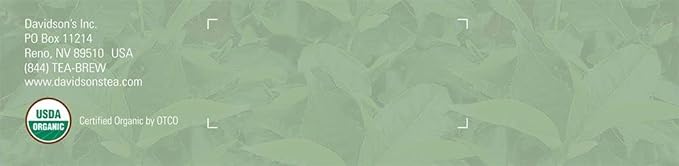 Davidson's Organics, Tulsi Ginger Lemon, 100-count Unwrapped Tea Bags