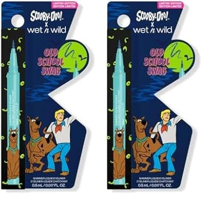 wet n wild Scooby Doo Collection Old School Swag Shimmer Liquid Eyeliner - Let's Split Up (Pack of 2)