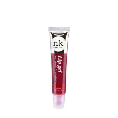 Nicka K New York 5 PACK NK Lip Gel with Vitamin E Bubble Gum, Argan, Strawberry, Cherry and Rosehip Lip Gloss