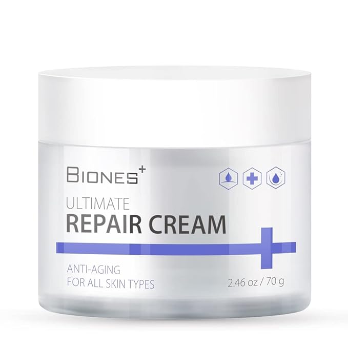 Ultimate Repair Cream - DMZ Natural Plant Complex Anti-Aging Wrinkle Repair Retinol Cream for Face - Face Moisturizer for Women - 8 Peptides complex, Collagen, Ceramides, Niacinamide - 2.46 oz