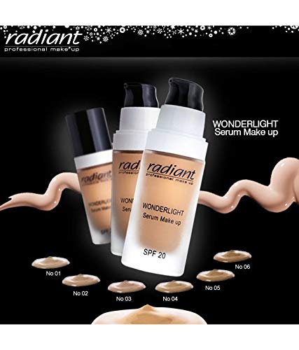 Radiant Professional Wonderlight Serum Liquid Foundation for Makeup Beige (04) 01 oz