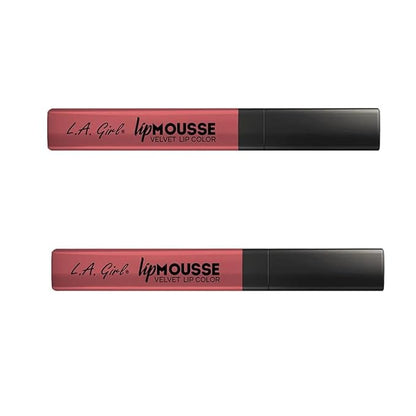 Pack of 2 L.A. Girl Lip Mousse Velvet Lip Color, Squad GLC781